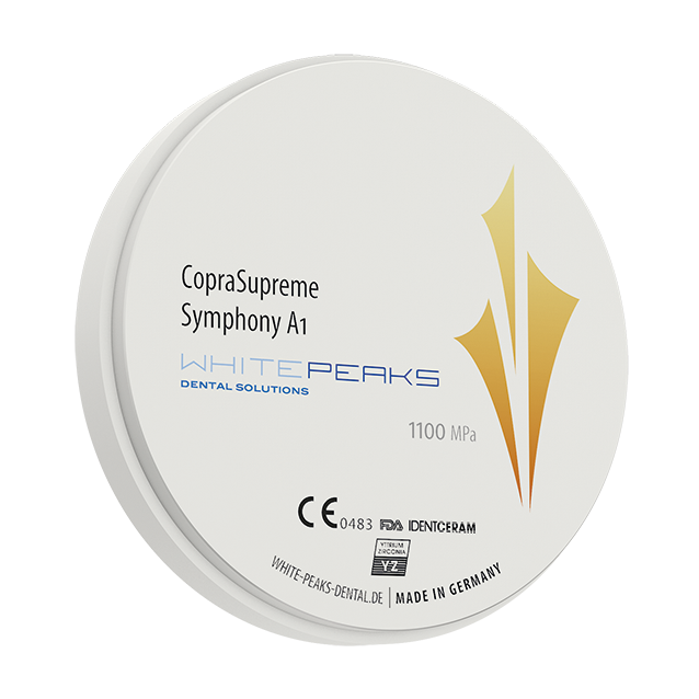 CopraSupreme Symphony A1 - Zirkonblank 98 x 12 mm S